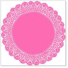 Pink Antique Doily: click to enlarge