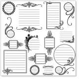 Black Journaling Bits