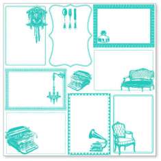 Teal Decor Notes: click to enlarge